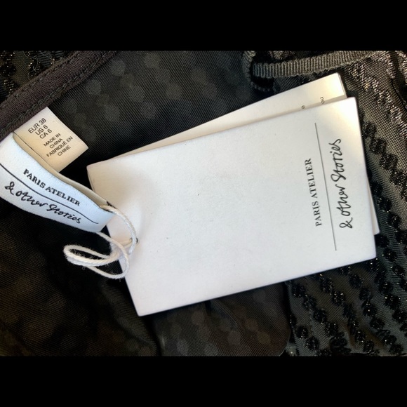 & OTHER STORIES
Glitter Stripe Velvet Wrap Top - Picture 6 of 10